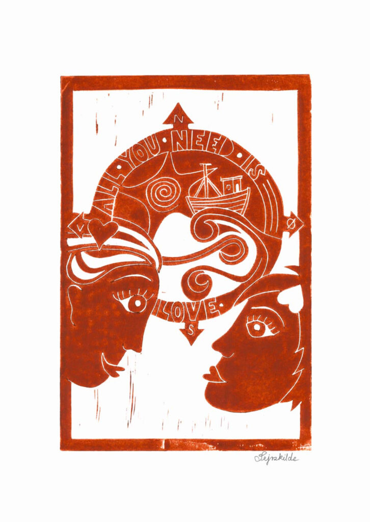 All you need is love - terracotta