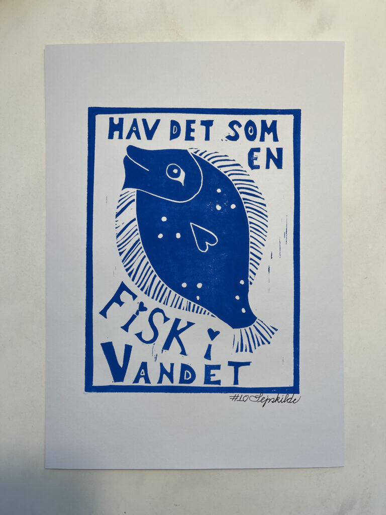 Hav det som en fisk i vandet? Blå
