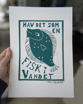 Hav det som en fisk i vandet - tyrkis